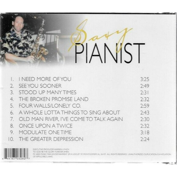 Warren Nelson Saxy Pianist Easy Listening Music CD Saxophone Piano Jazz 36326cd - Picture 2 of 2